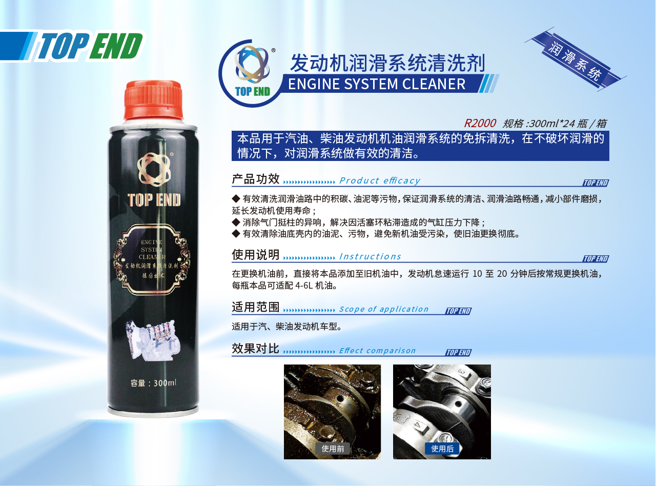 Top end【R2000發(fā)動機潤滑系統(tǒng)清洗劑】(圖1)